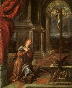 St.Catherine of Alexandria at Prayer